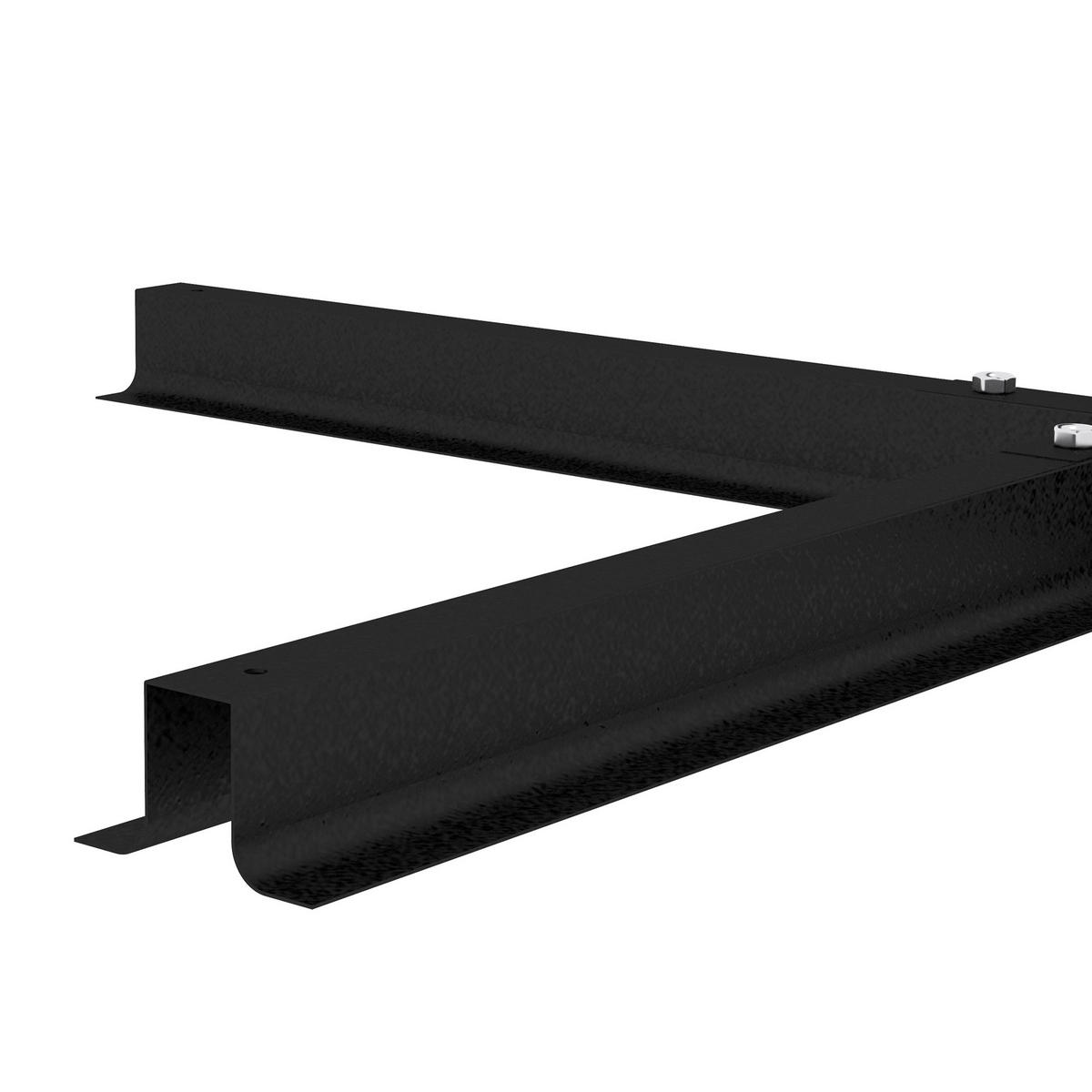 SONNENSCHIRMSTÄNDER Kreuz 4 kg schwarz - Schwarz, Metall (100/100cm) - LEBENLANG