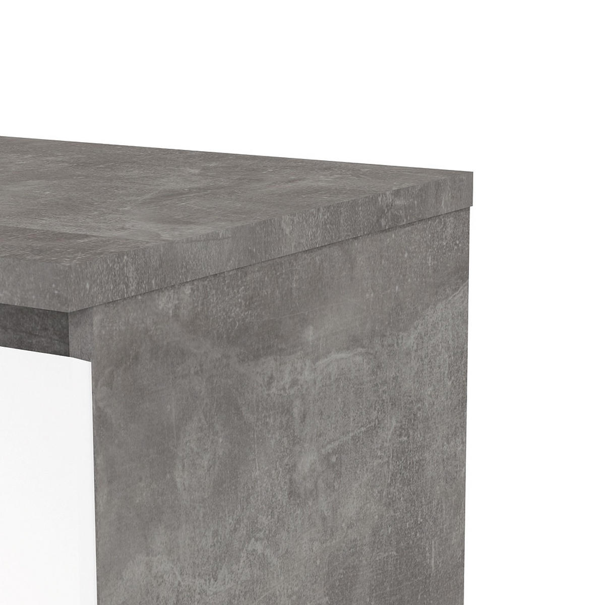 SIDEBOARD Beton Dekor - Grau, Holzwerkstoff (80/100/40cm) - ebuy24