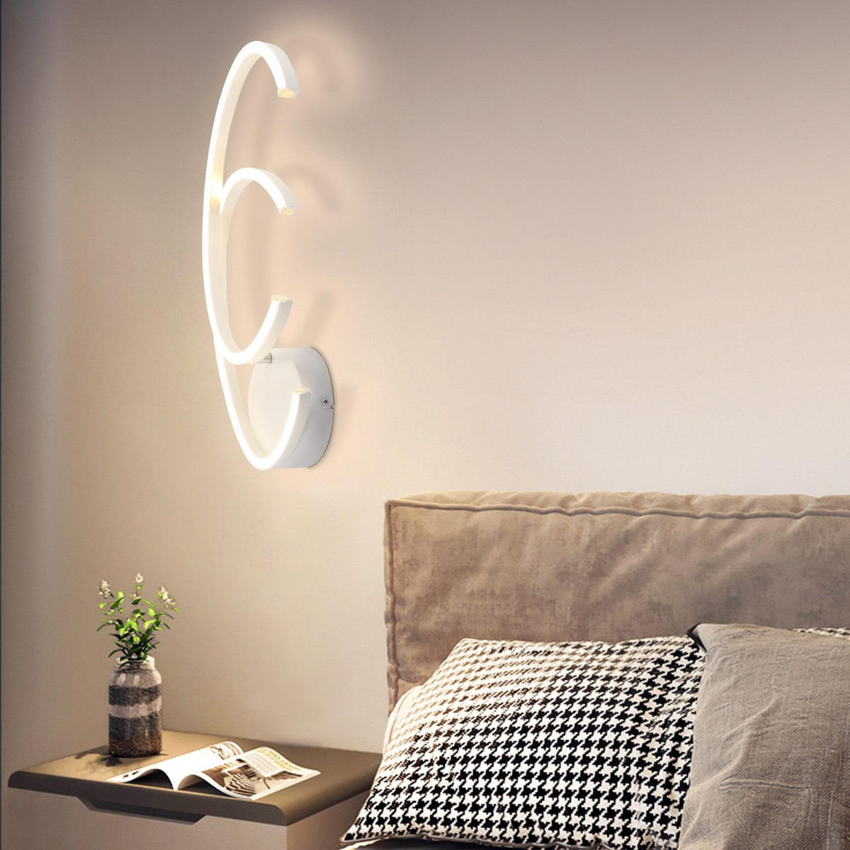 LED-DECKENLEUCHTE Kroeger 23/61.6/7cm - Weiß, Metall (61.6/23/7cm) - Nettlife