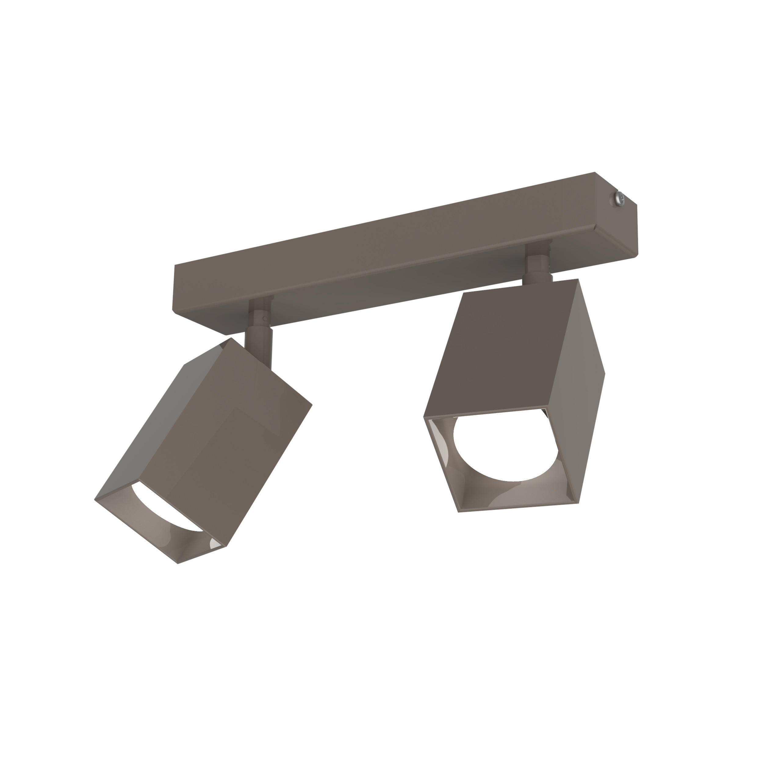 DECKENLEUCHTE - Graubraun, Metall (6/27/18cm) - Lumicom