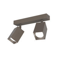 DECKENLEUCHTE - Graubraun, Metall (6/27/18cm) - Lumicom