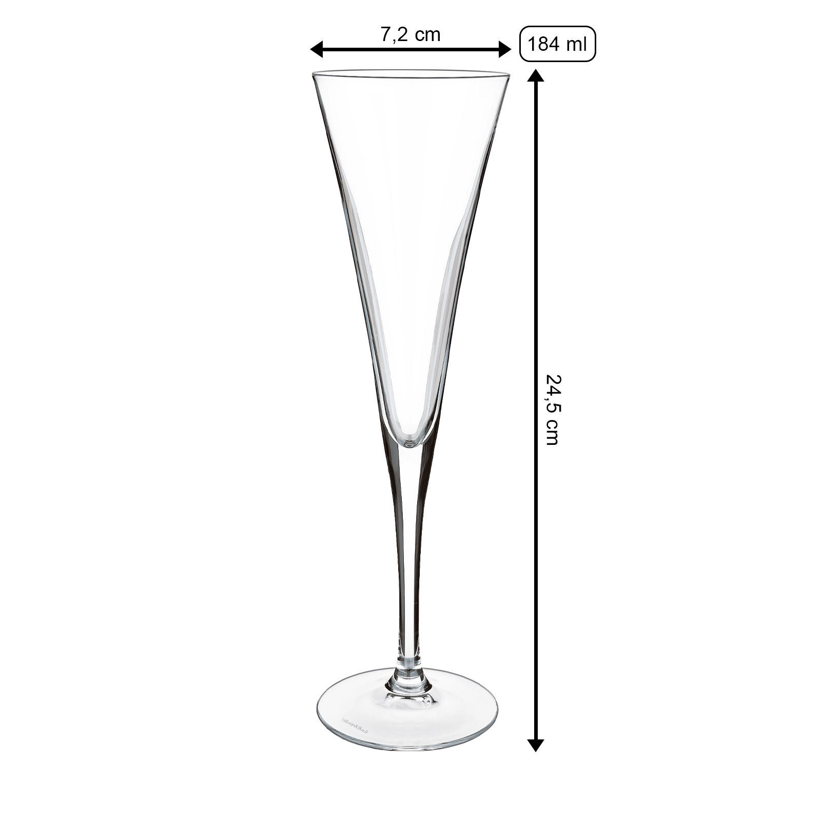 SEKTGLÄSER Purismo Specials transparent 120 ml 2er Set - Transparent, Glas (0.12L) - Villeroy & Boch