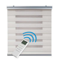 DOPPELROLLO Motorisiertes Leinen 120x250 cm - Beige, Kunststoff (120/250cm) - STORESDECO