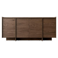 KOMMODE Japandi K4D - Braun, Holzwerkstoff (200/90/38cm) - MIRJAN24