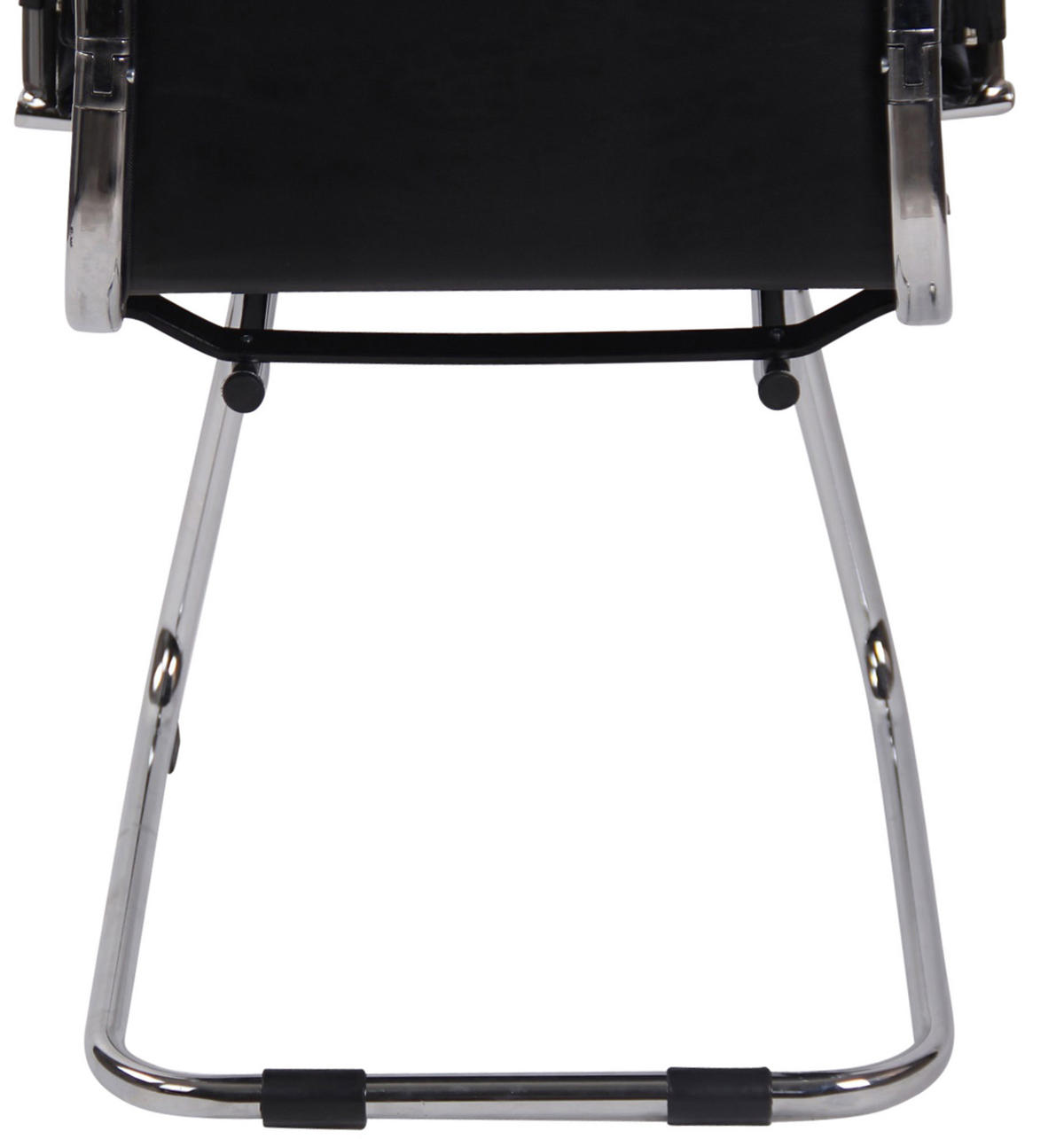 SCHWINGSTUHL Lederlook schwarz - Schwarz, Textil/Metall (56/113/66cm) - CLP