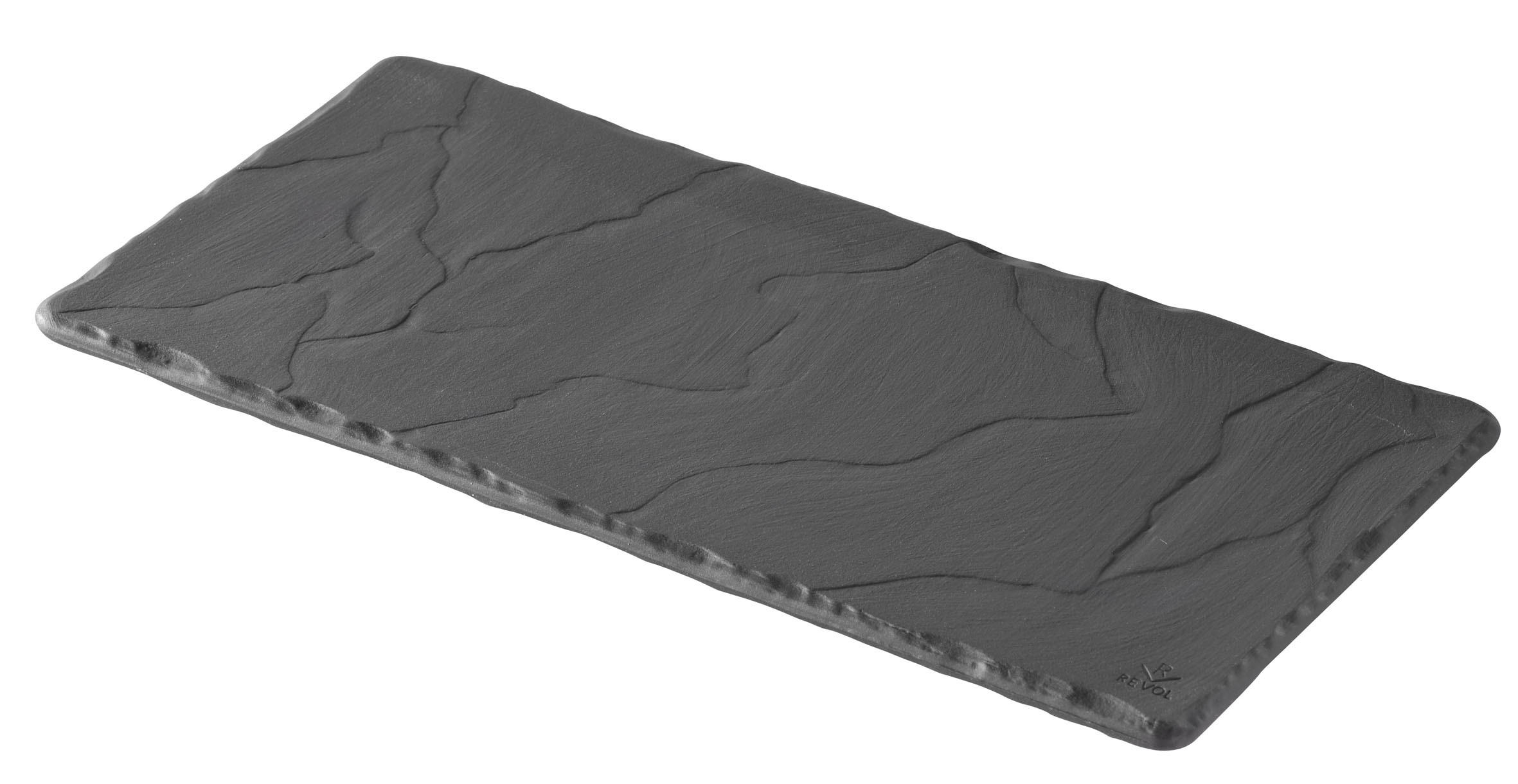 Revol Porcelaine France Tablett/ Schwarz 12x0.7x25 cm
