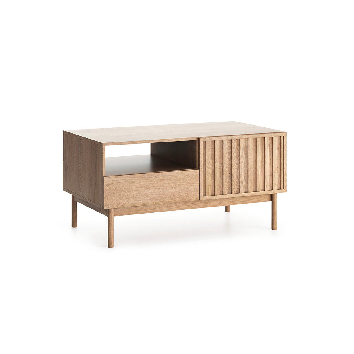 KLUBSKA MIZICA Idor Les - rjava, leseni material (63.6/106/53.3cm) - Petits-meubles