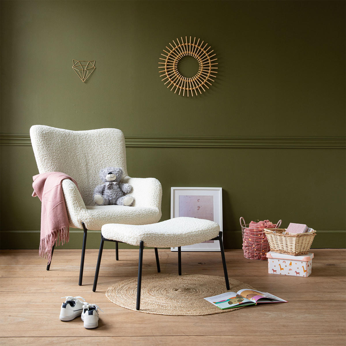 SESSEL Eira Beige - Beige, Textil (72/98/79cm) - Happy Garden