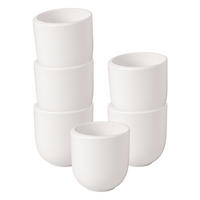 KAFFEEBECHER NewMoon weiß 320 ml 6er Set - Weiß, Keramik (0.32L) - Villeroy & Boch
