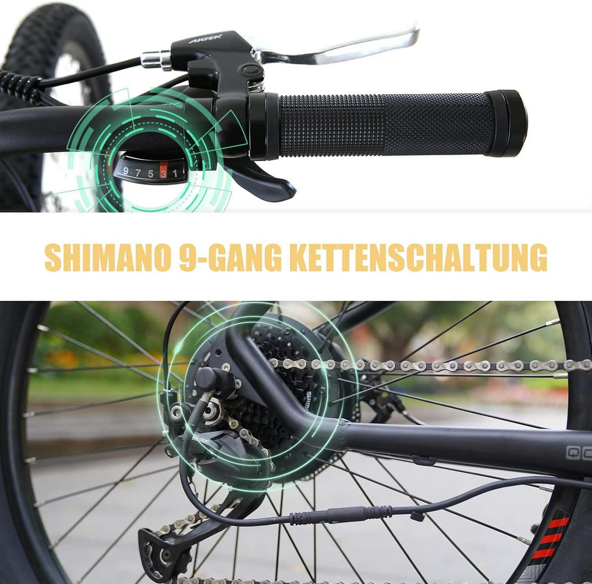 ELEKTROFAHRRAD Flexi 27,5 Zoll 25km/h Reichweite 50-90 km - Blau, Metall (125cm) - Nettlife