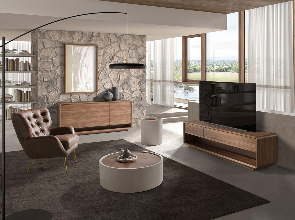 SIDEBOARD Anrichte Nussbaum 180/40/78 cm - Walnussfarben, Holz/Holzwerkstoff (180/78/40cm) - ANGEL CERDA