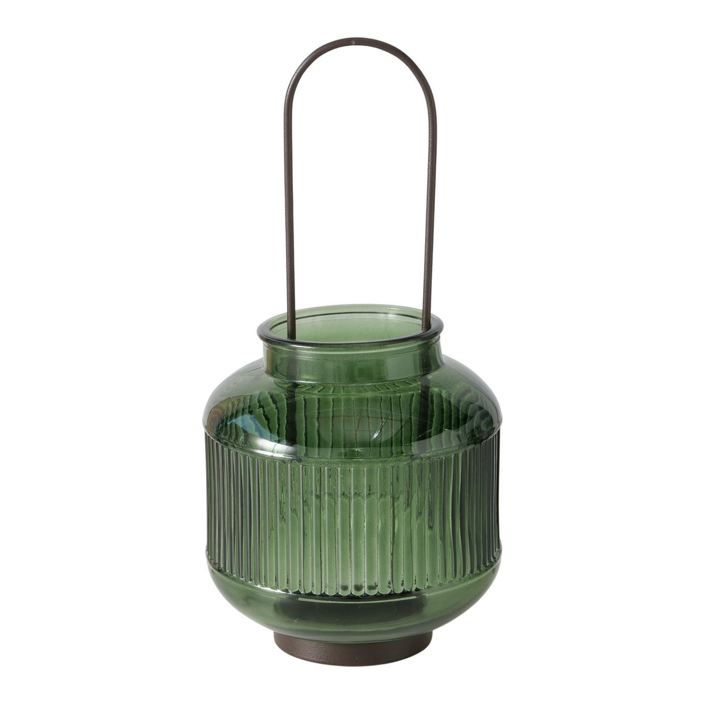 TEELICHTHALTER aus Glas Zenor 15/15/29 cm - Grün, Glas (15/29/15cm) - Boltze Home