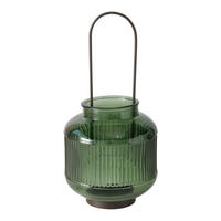 TEELICHTHALTER aus Glas Zenor 15/15/29 cm - Grün, Glas (15/29/15cm) - Boltze Home