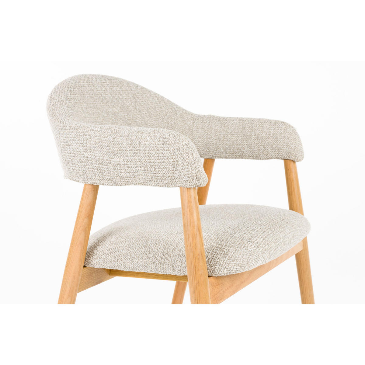 ESSZIMMERSTUHL Indy Hellbraun/ Beige - 2 er Set - Beige, Kunststoff (56/81/54cm) - Housecraft Living