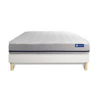 BETT Actimemo soft Memory-Schaum 180 x 220 cm h2 - Kit Bettgestell Weiß - Beige/Weiß, Karton/Holz (180/220cm) - ACTISOM
