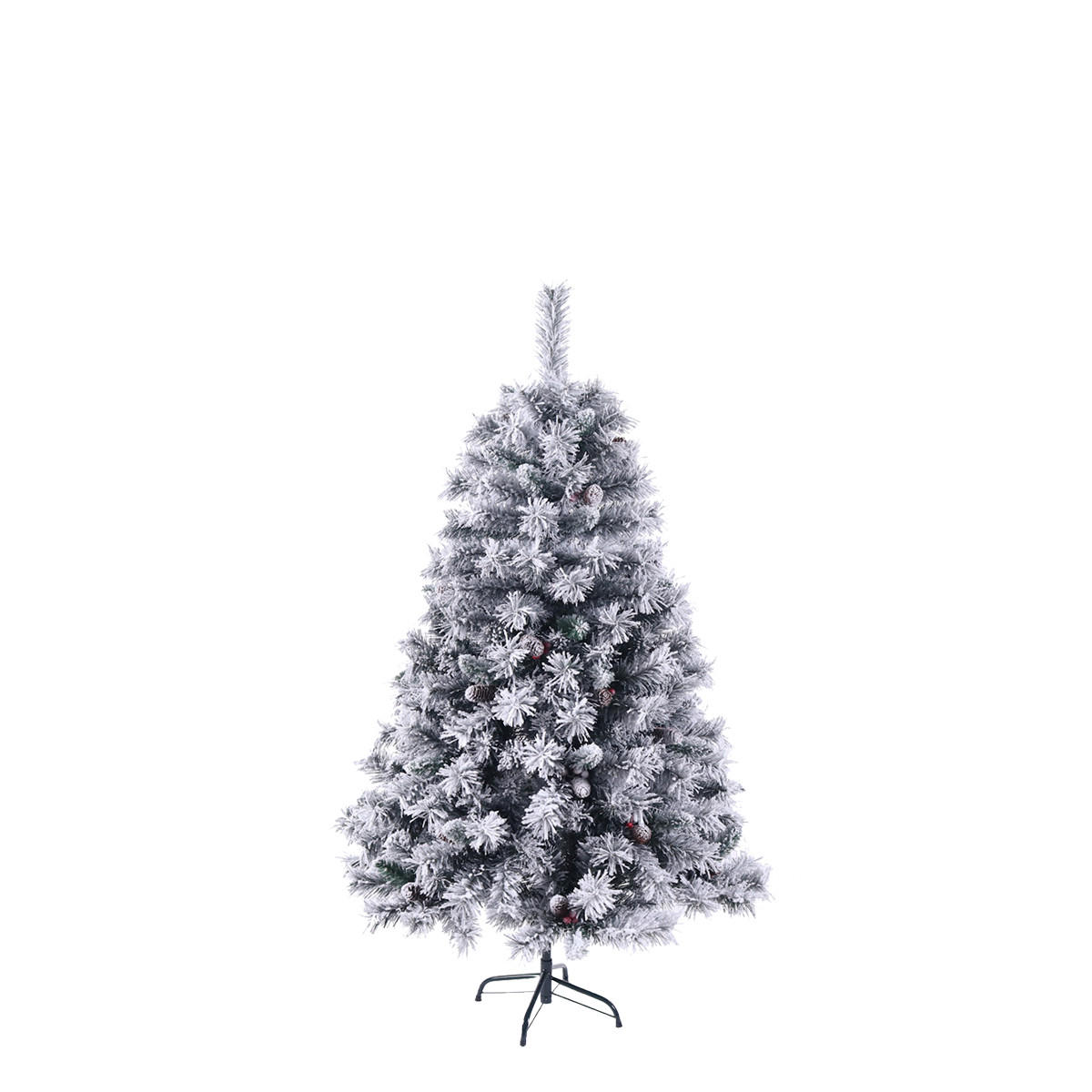 WEIHNACHTSBAUM künstlich - Weiß, Kunststoff (90/150cm) - SVITA