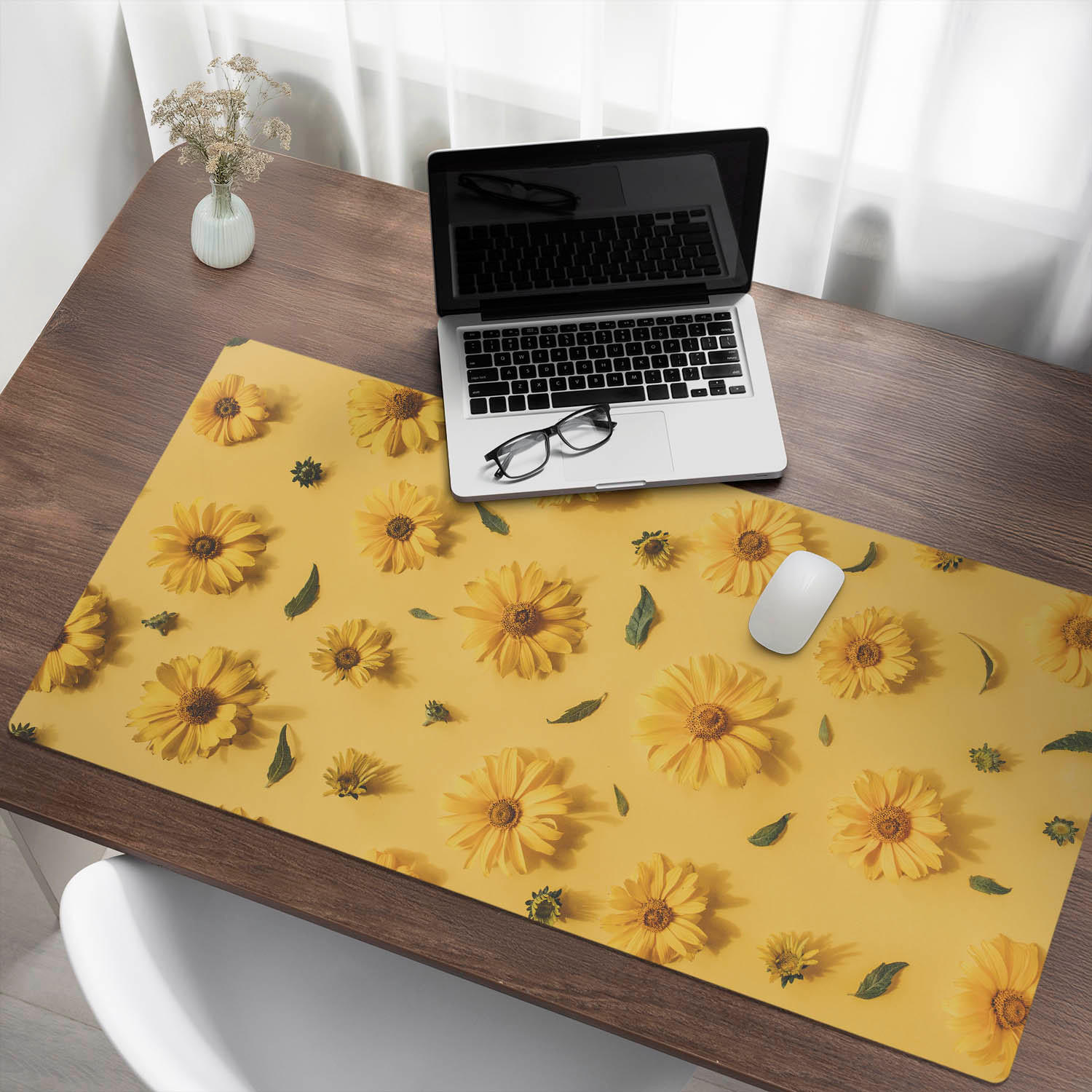 SCHREIBTISCHUNTERLAGE 120x60 cm Gelb - Gelb, Kunststoff (120/60/1.6cm) - Wallfluent