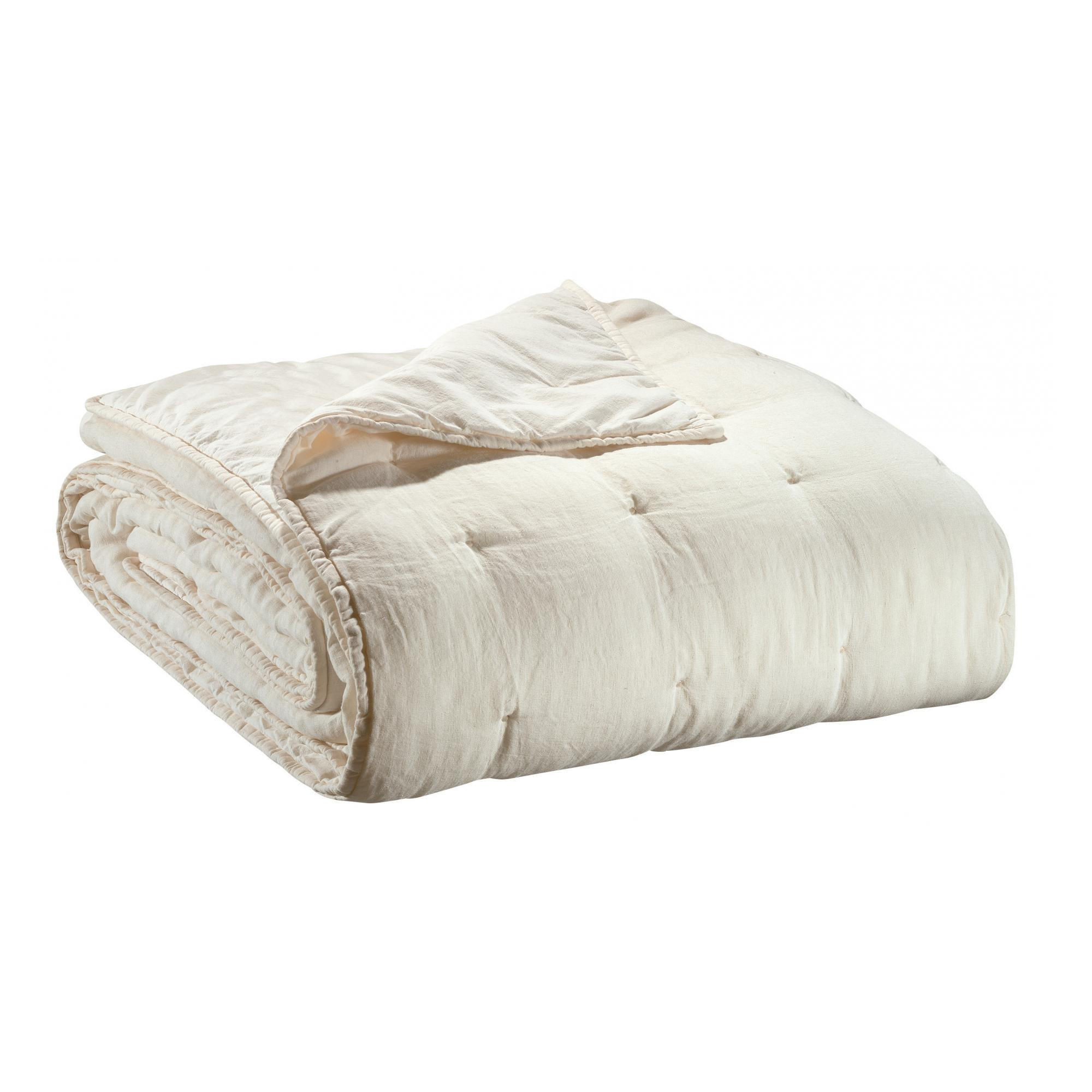 BETTÜBERWURF Zeff kreide 240 x 260 cm - Weiß, Textil (240/260cm) - Vivaraise