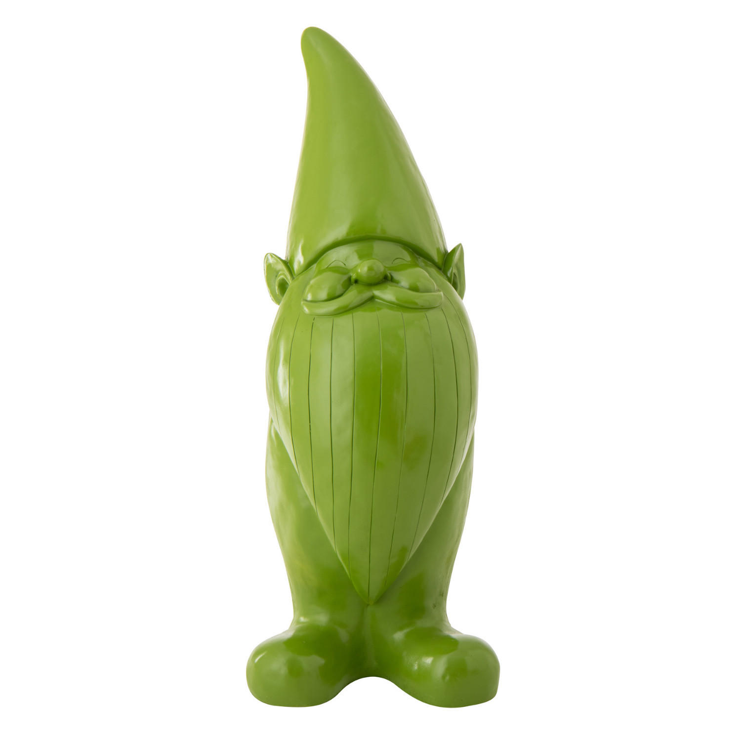 DEKO KOBOLD GRUN - Grün, Glas/Naturmaterialien (54/142/56cm) - J-Line