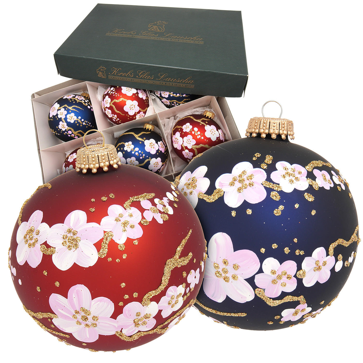 XXXLutz Christbaumkugeln Mehrfarbig 8x8x8 cm