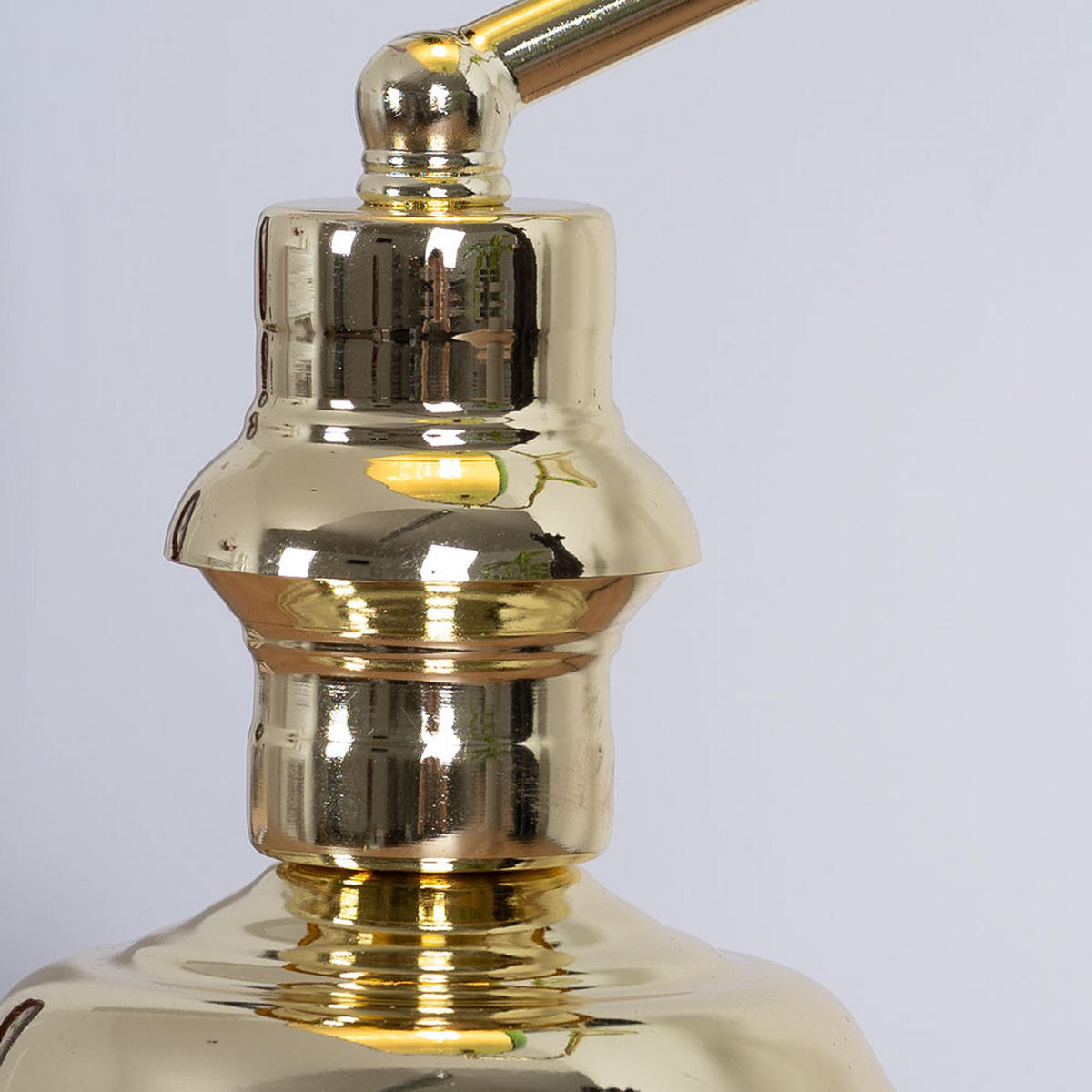 TISCHLEUCHTE Messing Grün 2er Set - Grün, Glas (25/19/36cm)