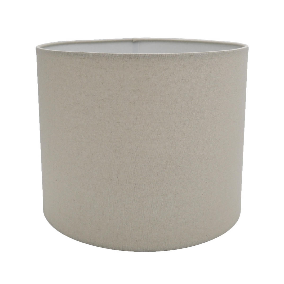 LAMPENSCHIRM Ø31x25,5 cm, Leinen, Beige - Beige, Textil (31/31/25.5cm) - dasmöbelwerk