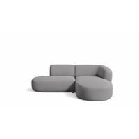 ECKSOFA Babette - Grau, Holzwerkstoff/Textil (242/188cm) - Fun Möbel