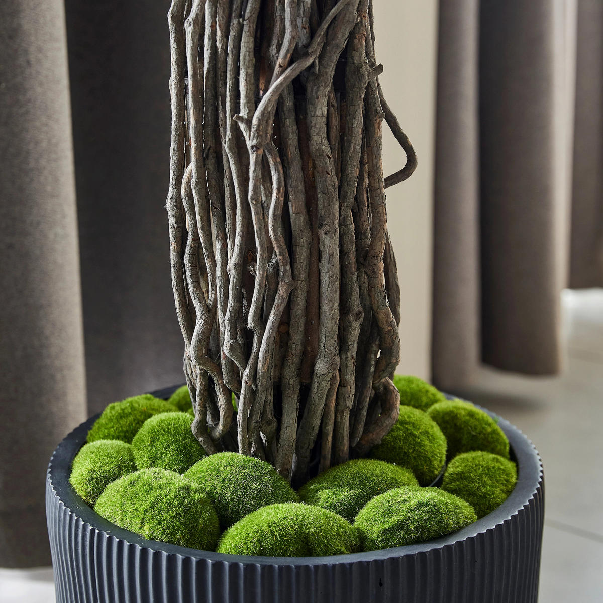KUNSTBAUM Künstlicher Ficus – Amadior 210 cm - Grün, Kunststoff (210cm) - aplanta