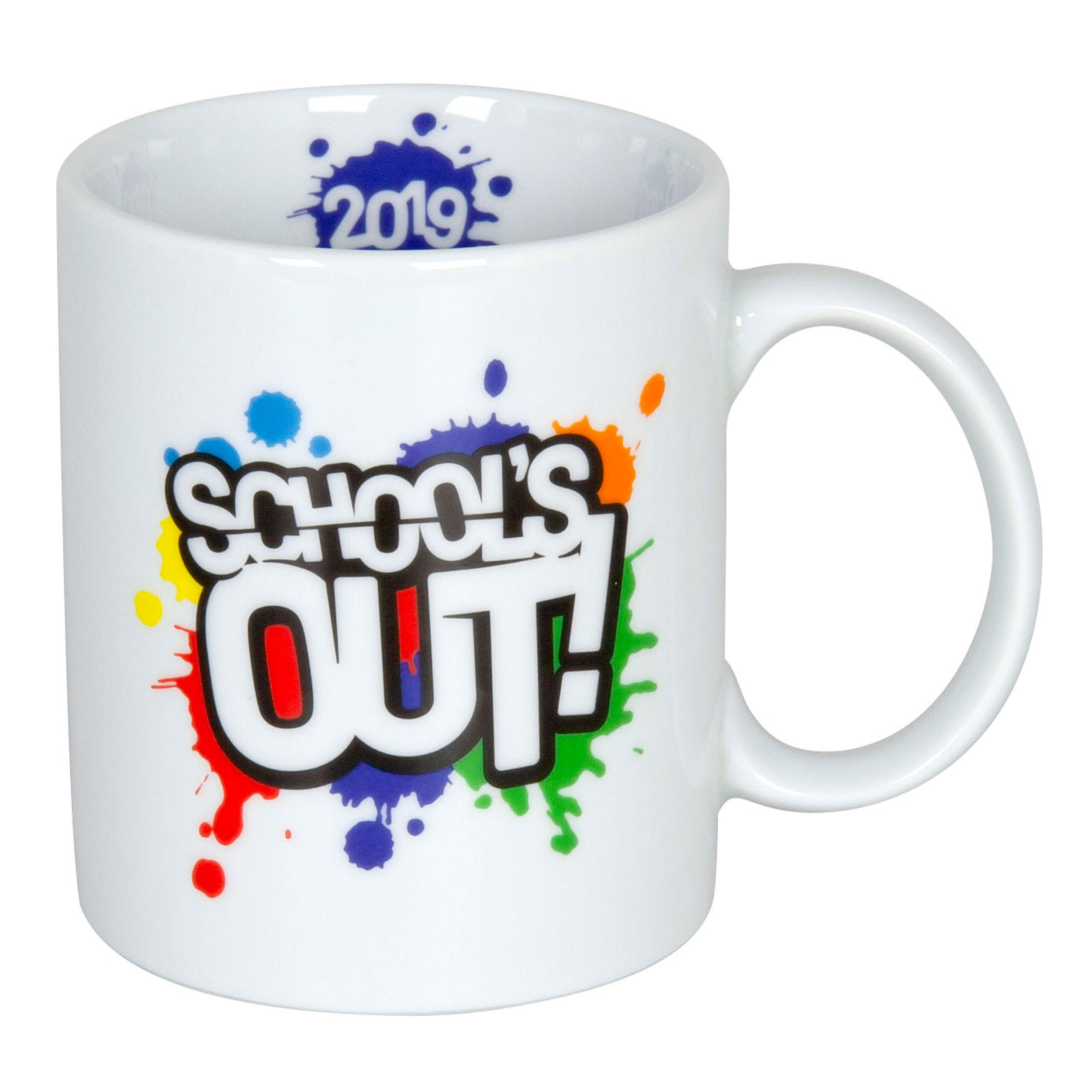 KAFFEEBECHER Schools out 2019 Becher - Naturfarben, Keramik (0.3L) - Könitz