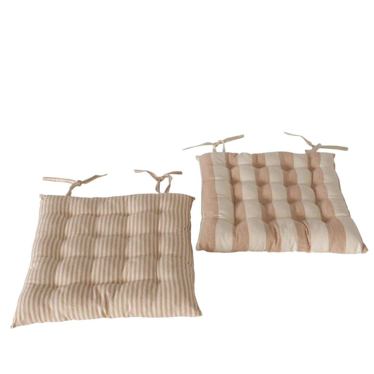 STUHLKISSEN Baumwolle Ilena 40/40 cm - Beige, Naturmaterialien (40cm) - Boltze Home
