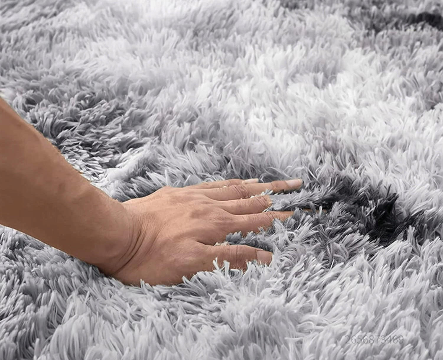 SHAGGY 100/150 cm - Grau, Textil (100/150cm) - Rebiko