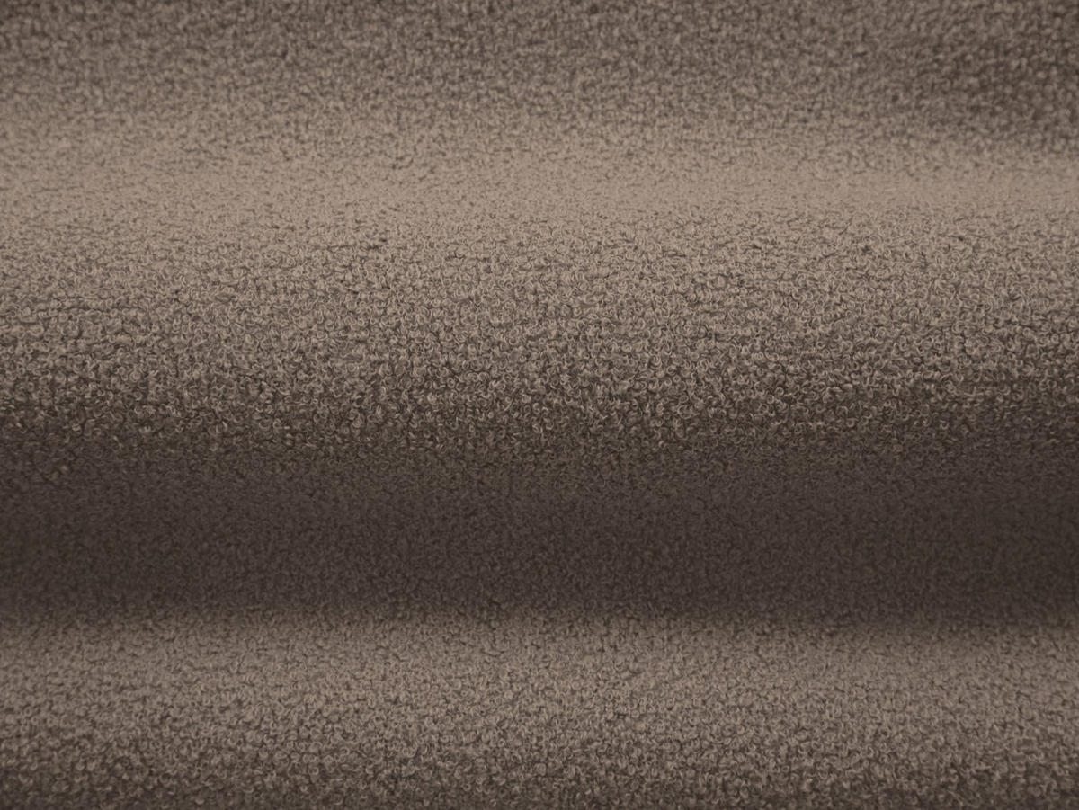 DREHSESSEL Chuck aus Boucle hellbraun - Hellbraun, Textil (77/80/78cm) - Micadoni