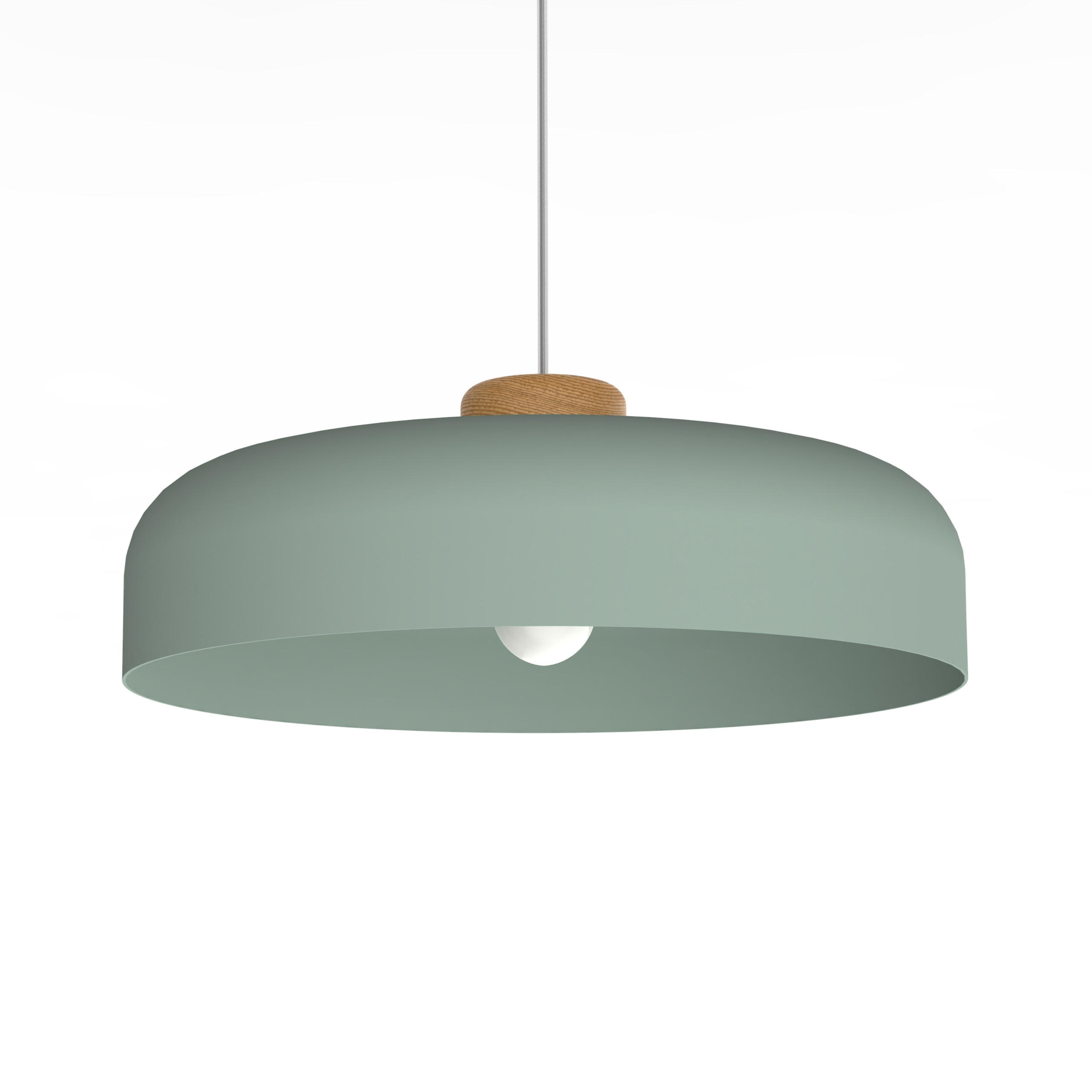 HÄNGELEUCHTE - Grün, Metall (40/40/10cm) - Lumicom