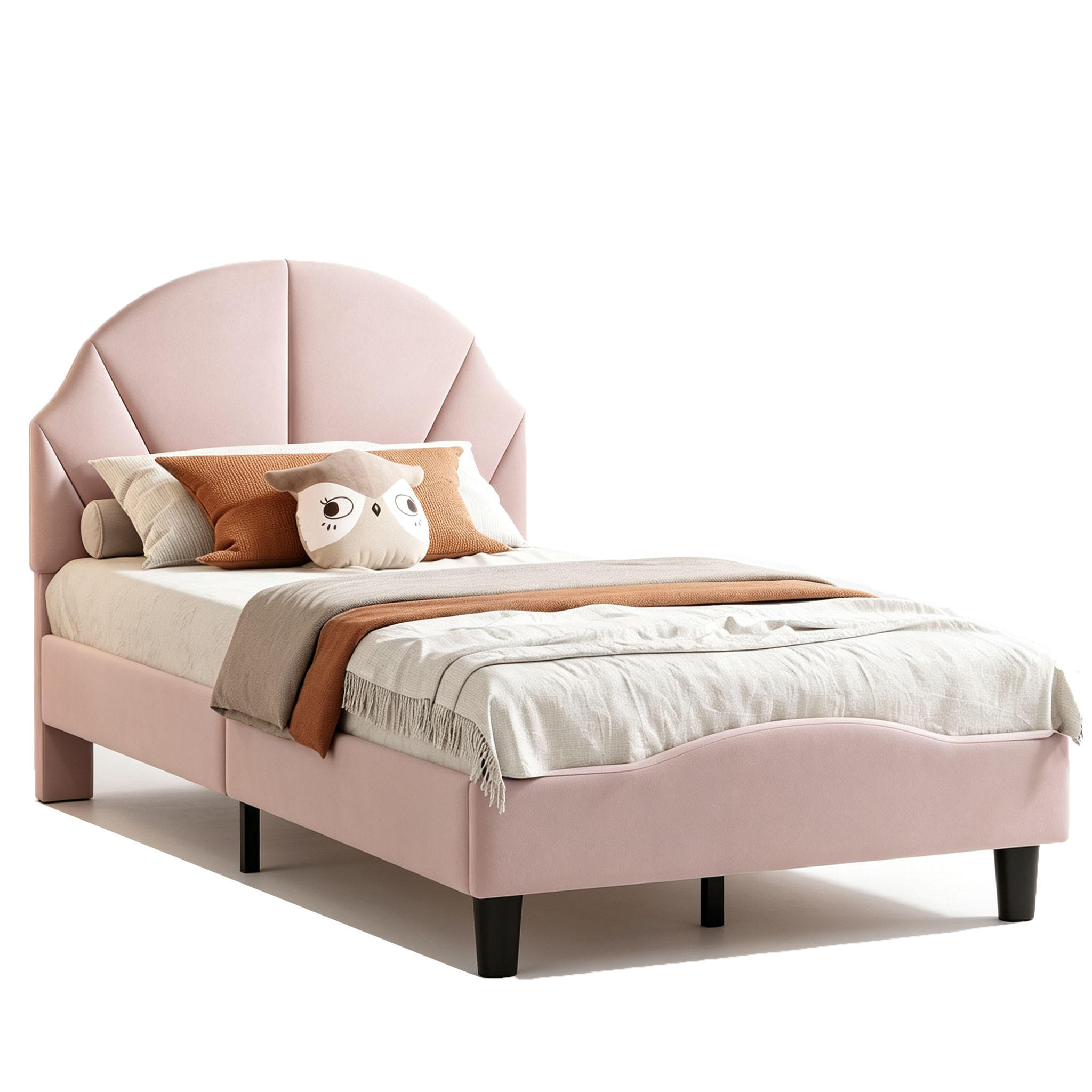 BursDany Kinderbett Pink 90x190 cm