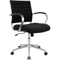 DREHSTUHL Stoff Dunkelgrau - Chromfarben/Dunkelgrau, Leder/Textil (57/90/62cm) - CLP