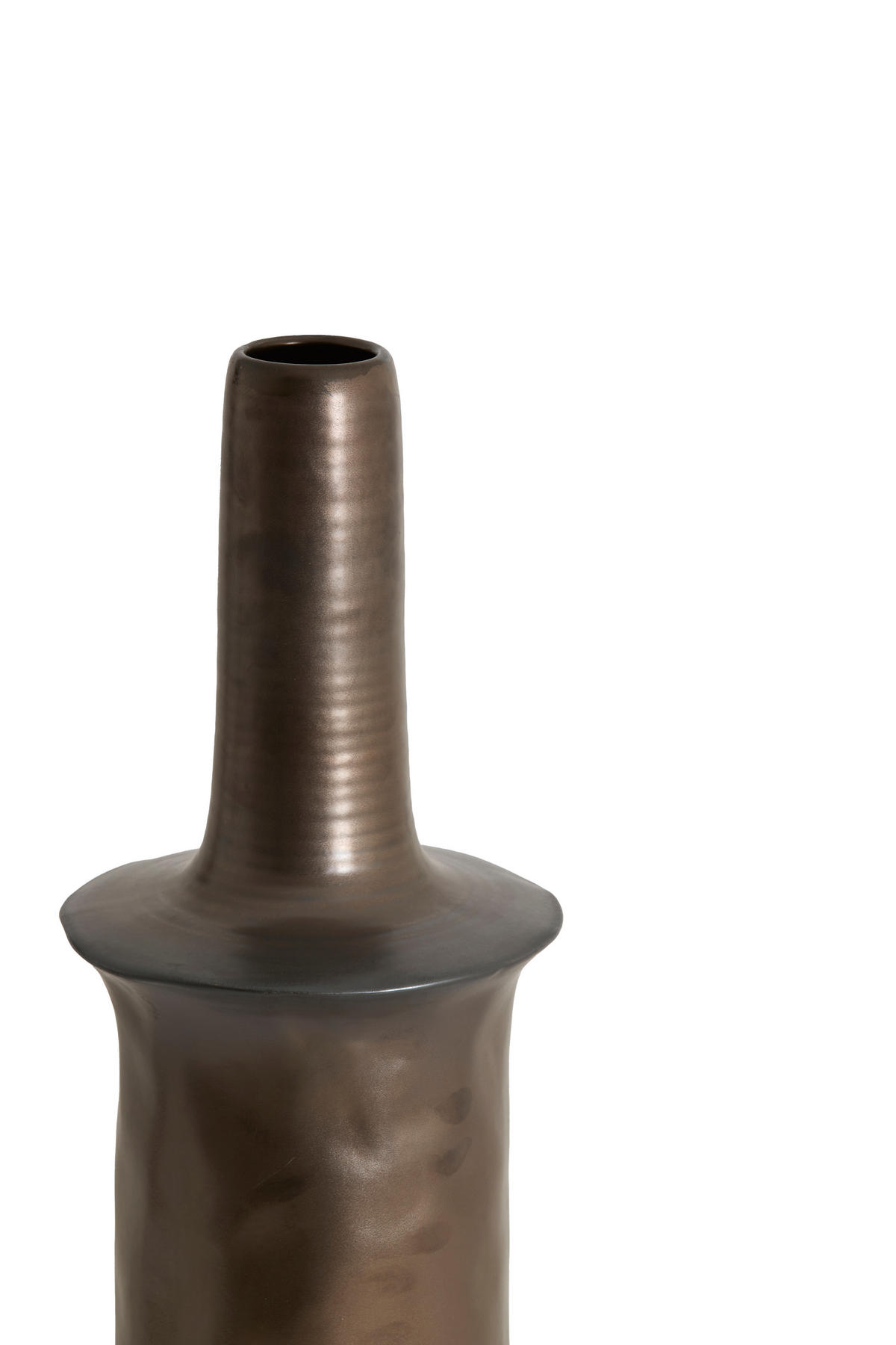 VASE Sennes Bronze Ø20/65,5 cm - Bronzefarben, Keramik (65.5cm) - Light & Living