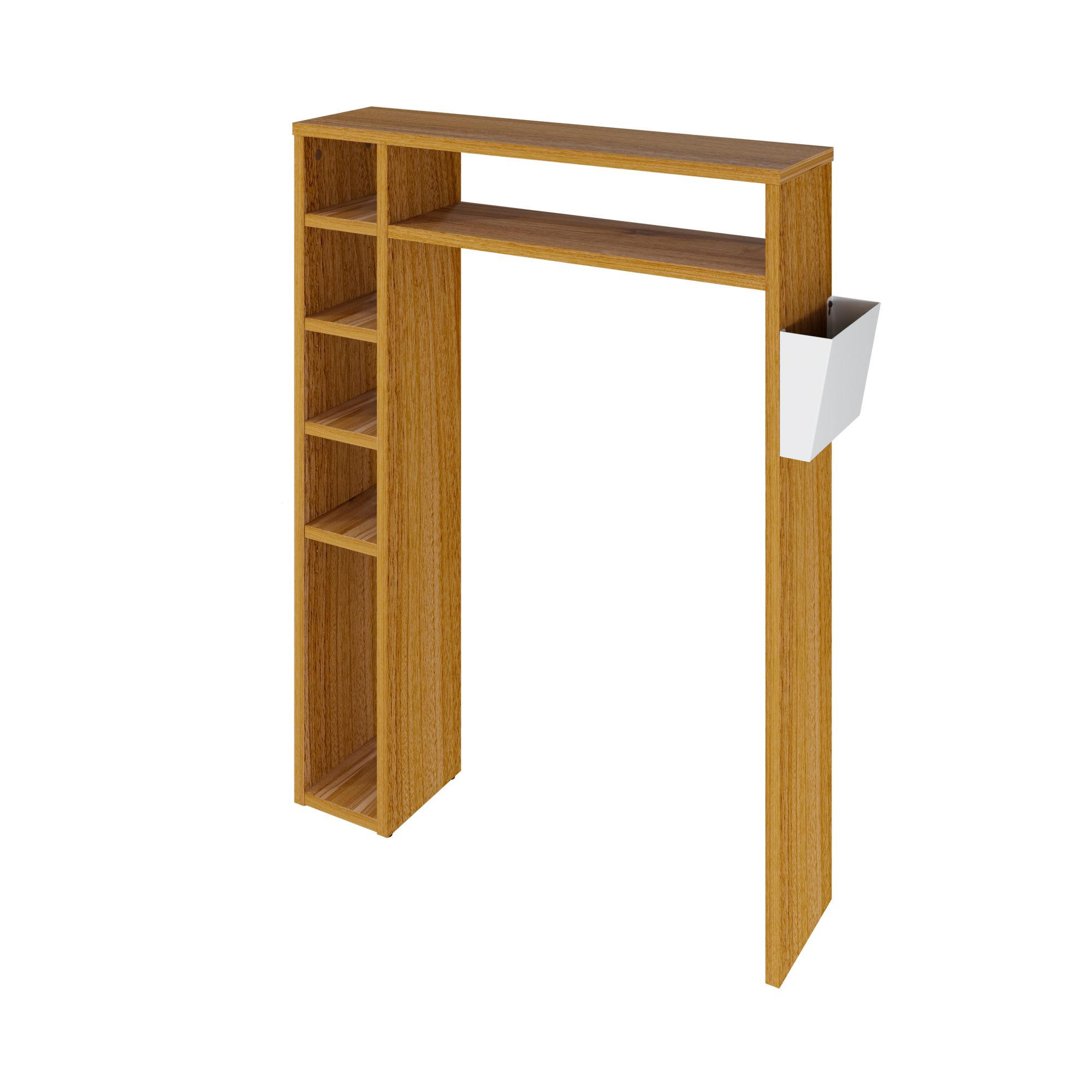 Letti Moderni Badezimmerregal Braun 80x106x21 cm