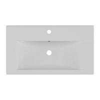EINBAUWASCHBECKEN - 71.5 cm x 39.5 cm - Keramik - Weiß - YASMAC - Weiß, Keramik (71.5/18/39.5cm) - Vente-Unique