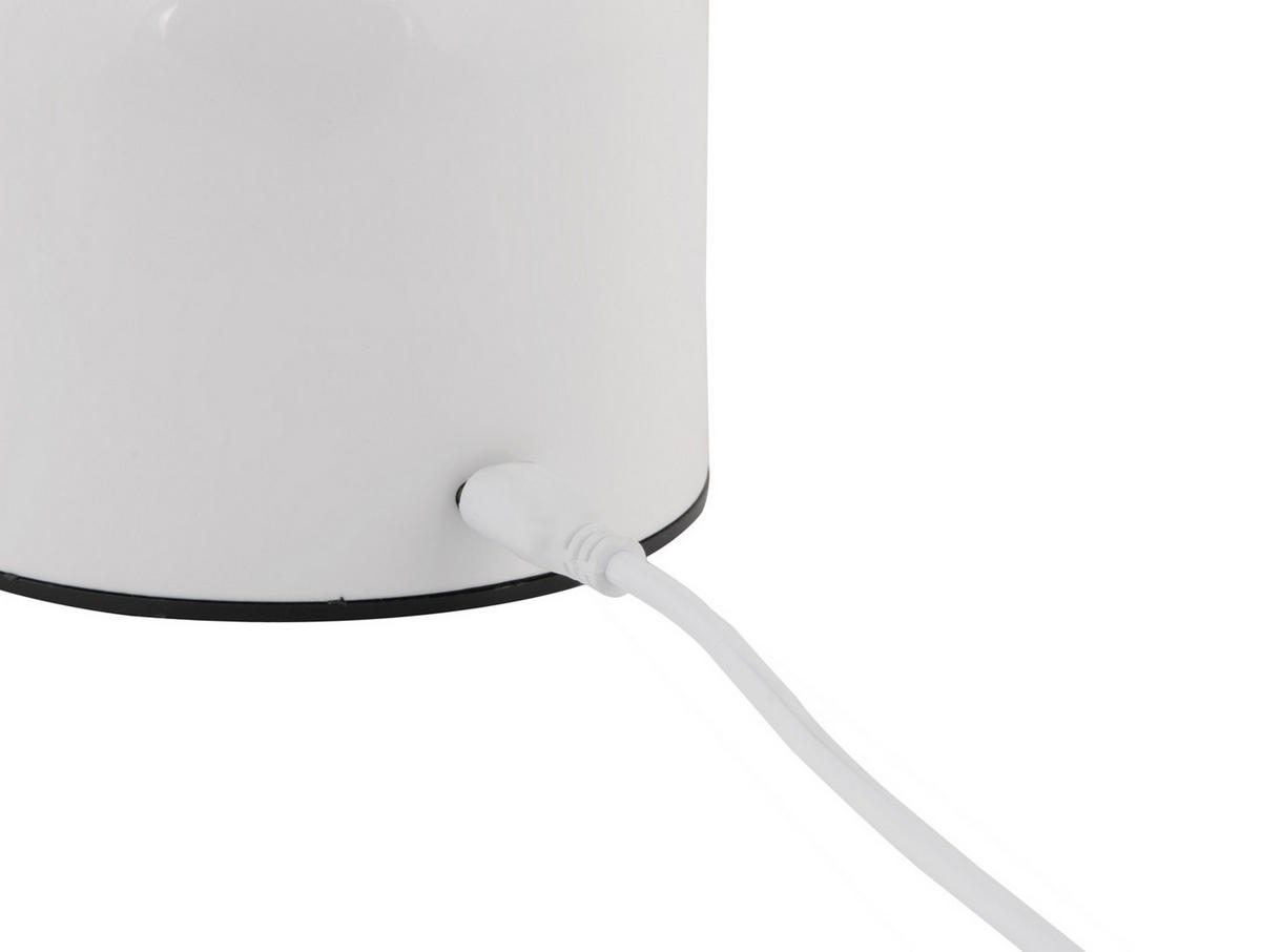 TISCHLAMPE Impetu LED 10/10/14 cm - Weiß, Metall (10/10/14cm) - Leitmotiv