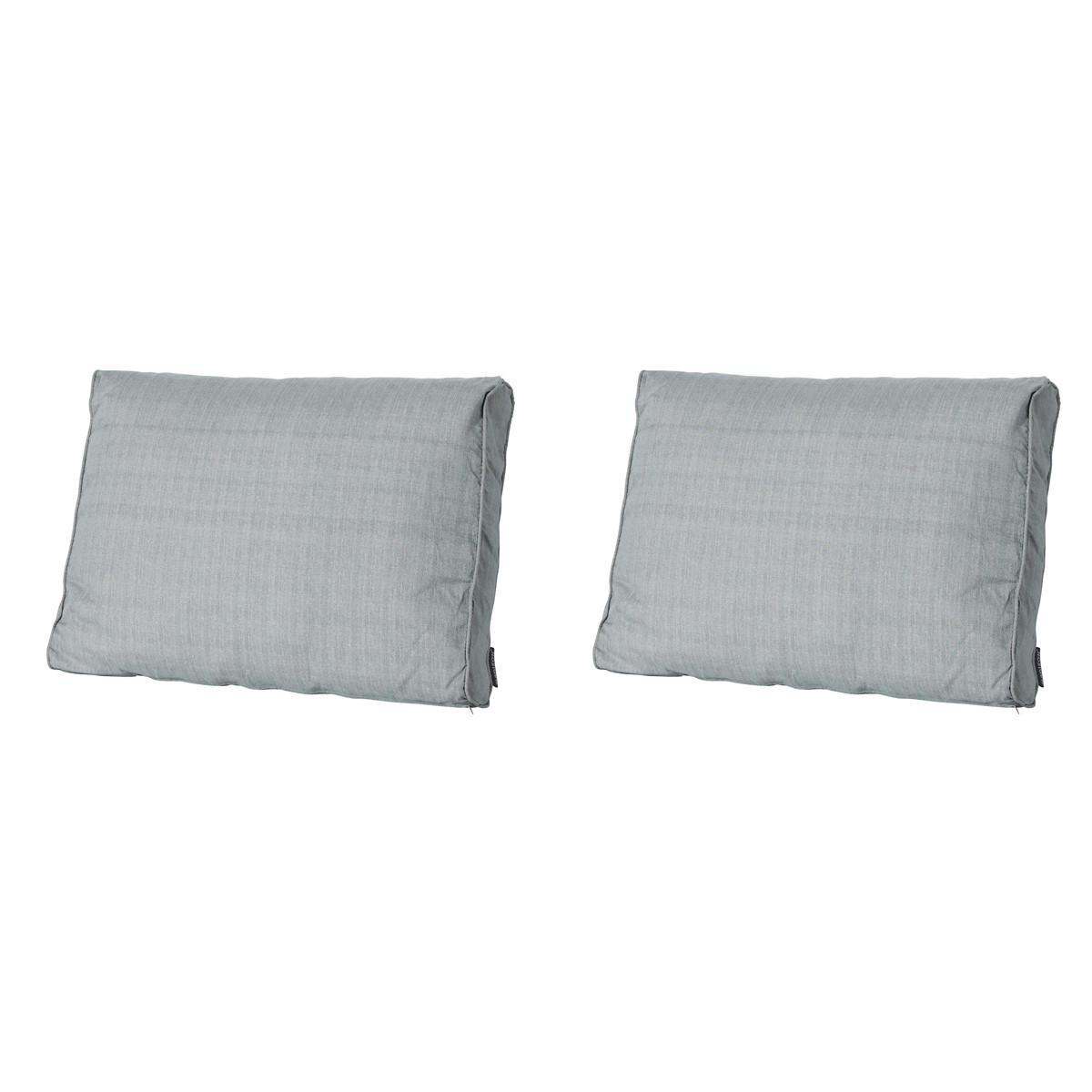 RÜCKENKISSEN Basic 43/73 cm 2er-Set - Grau, Textil (73/8/43cm) - Madison