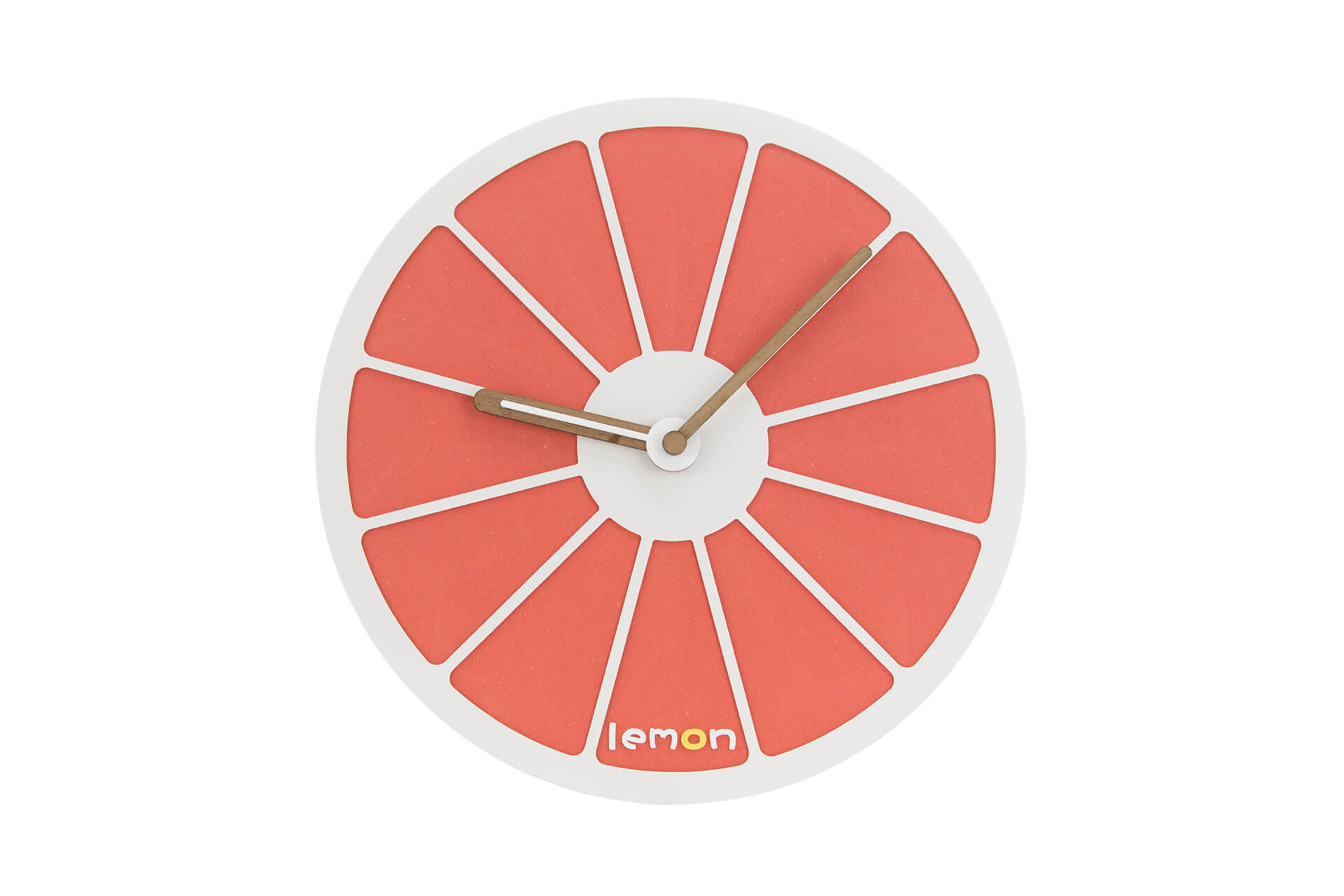 WANDUHR Design Rot 29/29 cm - Rot, Holzwerkstoff (0.4/29/1cm) - ONZENO