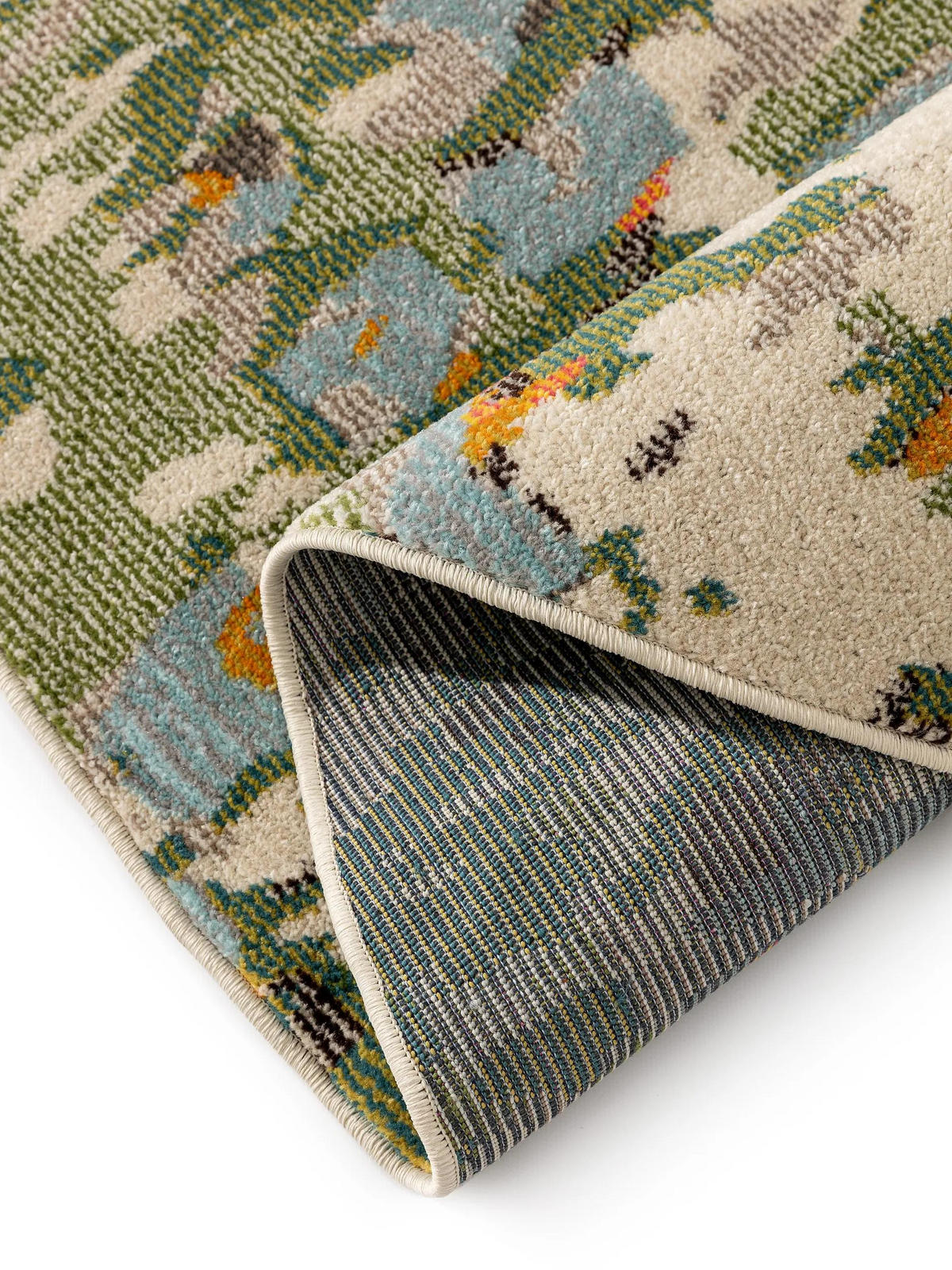 TEPPICH Casa Multicolor ø 200 cm rund - Multicolor, Naturmaterialien/Textil (200/200cm) - benuta