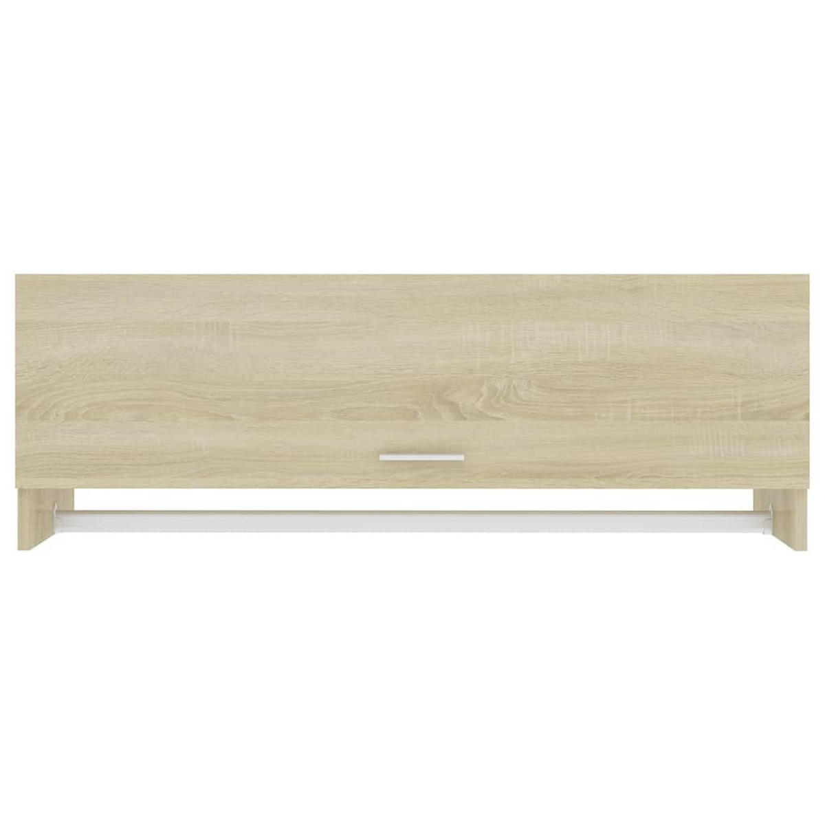 HÄNGESCHRANK mit 1 Kleiderstange 100/32,5/35 cm aus Holzwerkstoff Sonoma-Eiche Dekor - Sonoma Eiche, Holz (100/35/32.5cm) - vidaXL