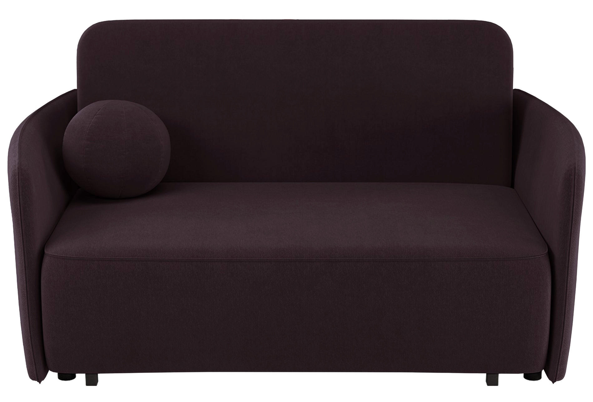 SCHLAFSOFA Paxi 165 cm - Lila/Schwarz, Holz/Metall (165/84/106cm) - Selsey