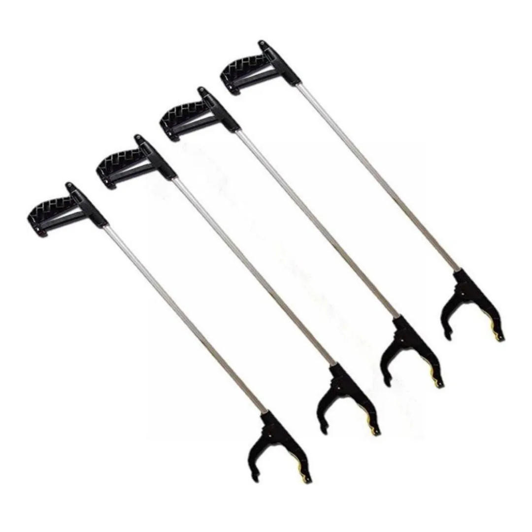 GREIFZANGE 76 cm 4-teilig Silber Schwarz Metall Kunststoff - Silberfarben/Schwarz, Kunststoff/Metall (10/5/76cm) - Kinzo