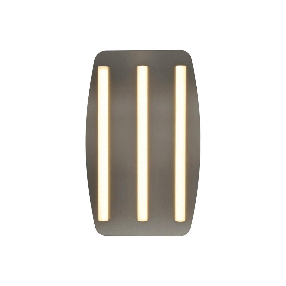 LED-DECKENLEUCHTE Ursula 48/30/7 cm - Grau, Metall (48/30/7cm) - Nettlife