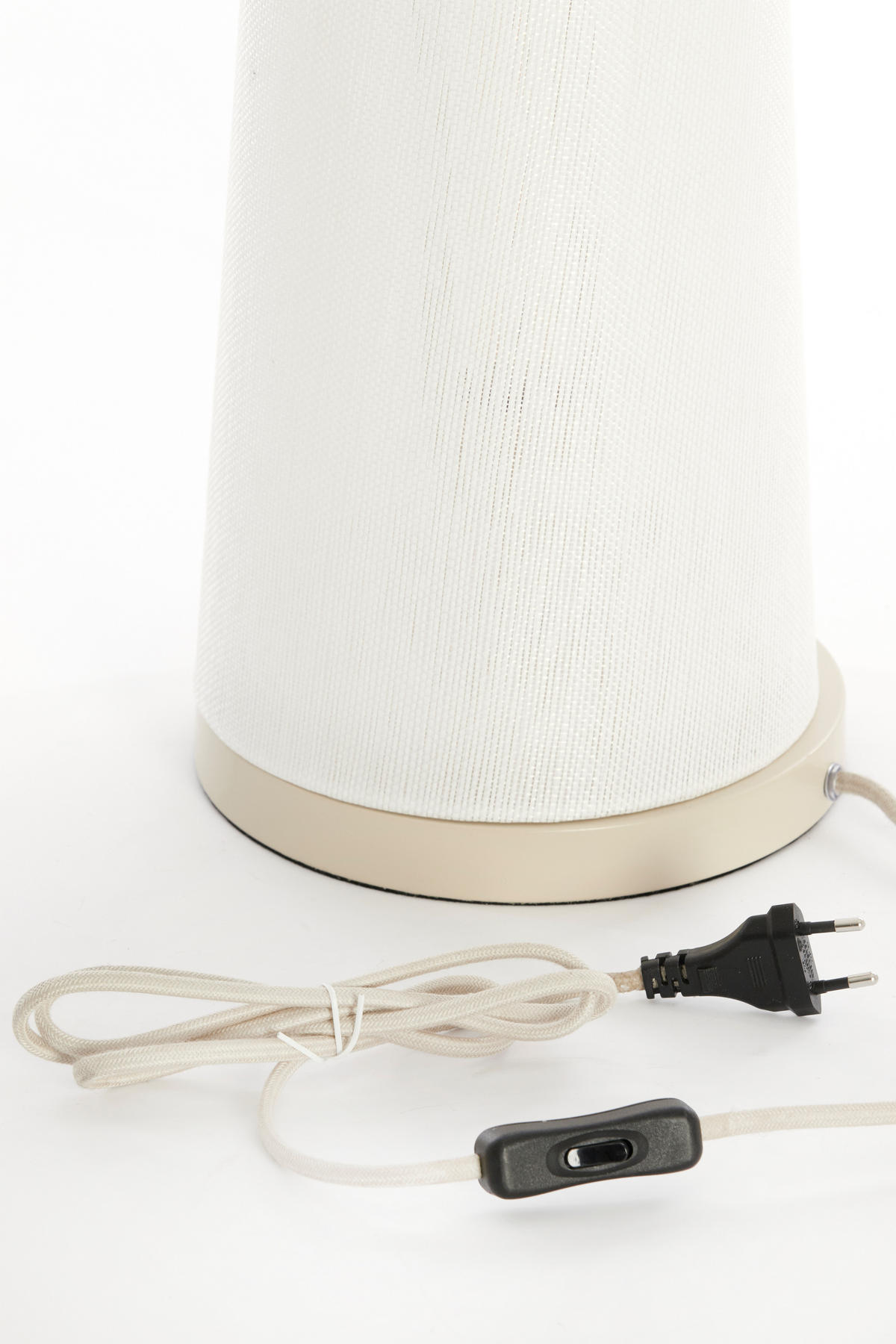TISCHLAMPE Fyon Braun Ø20/45 cm - Braun, Textil (20/20/45cm) - Light & Living