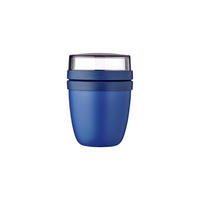 LUNCHPOT MINI Ellipse Vivid Blue ø 9,1 cm - Blau, Kunststoff (9.1/12.8/9.1cm) - Mepal