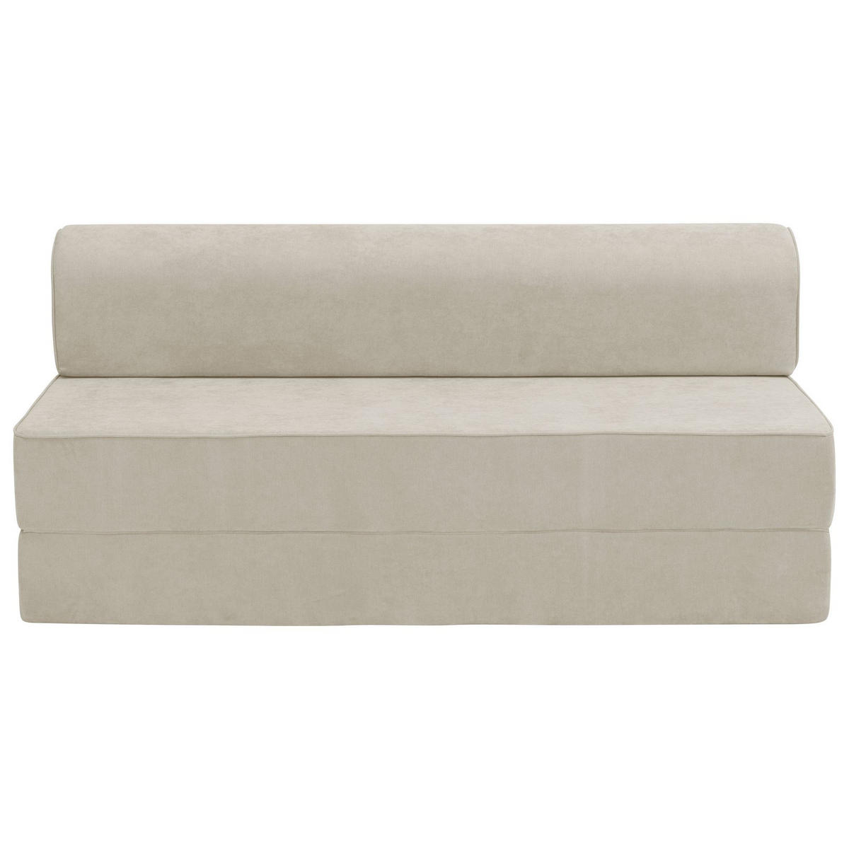 FALTSOFA Katusha Flachgewebe beige - Beige, Kunststoff (80/71/160cm) - 58aufmkessel