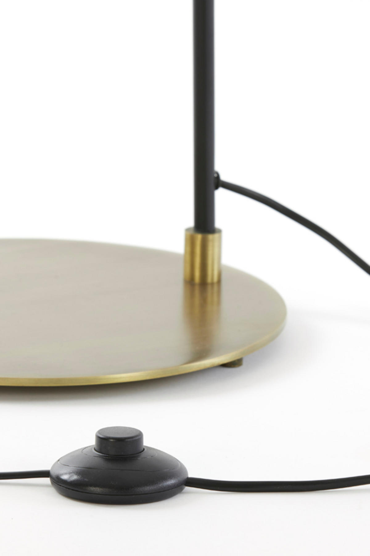 STEHLEUCHTE Braja Schwarz Ø30/143 cm - Schwarz, Metall (30/29/143cm) - Light & Living